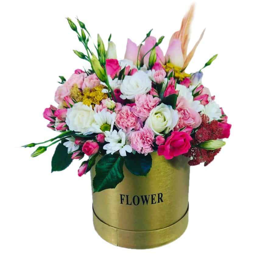 Mixed Flower Box with Love